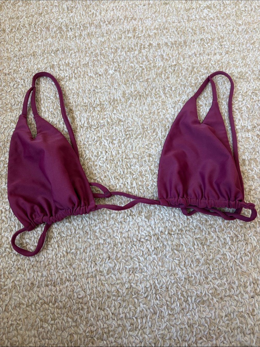 Benoa bikini top, size large